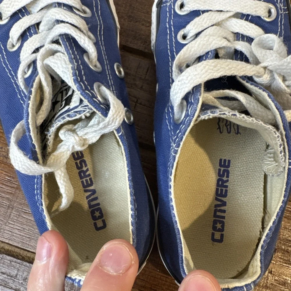 Converse Chuck Taylor All Star Sneakers Kids 12 Snorkel Blue‎ Retro Skater Core